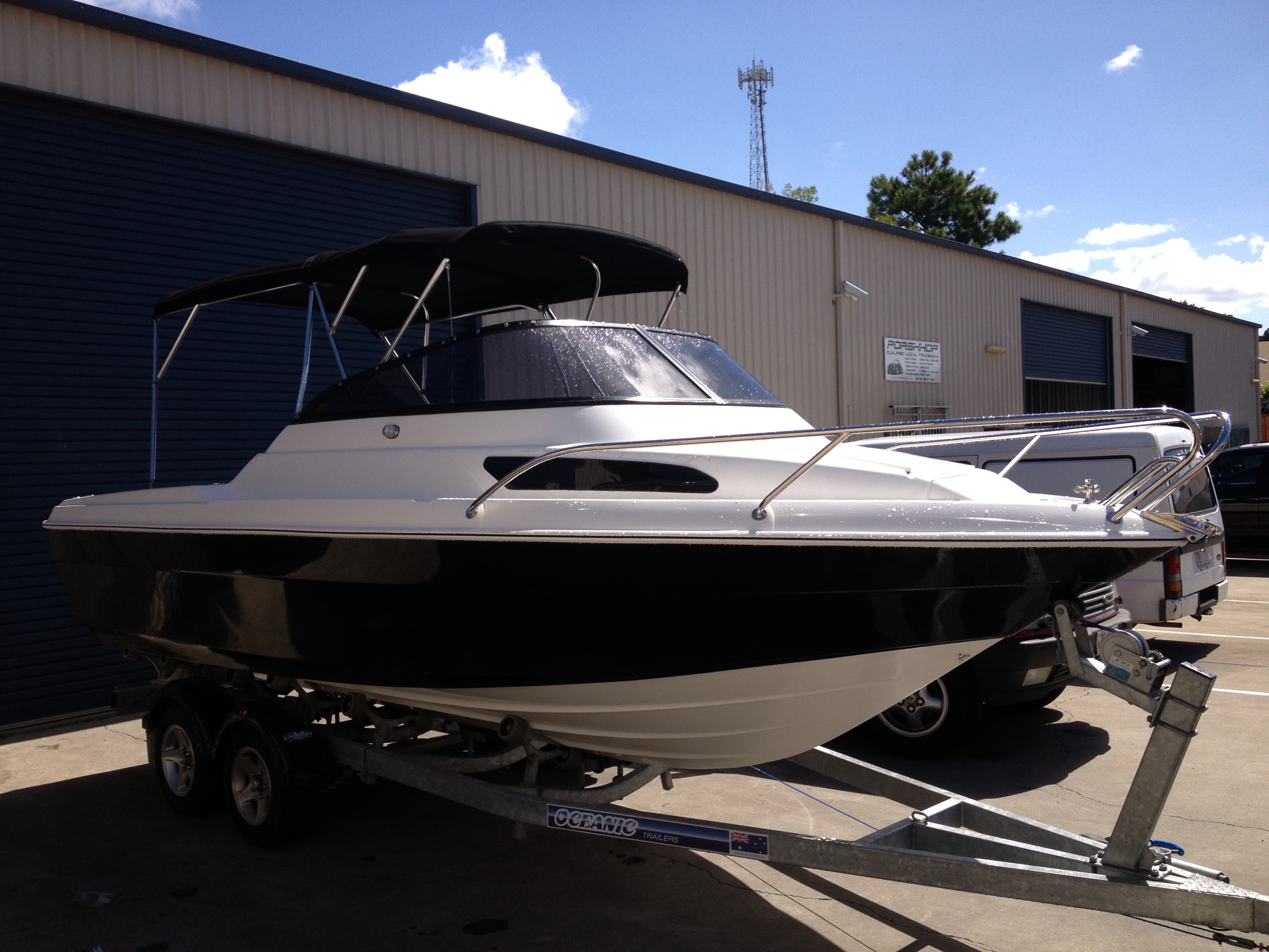Tee Tops and bow rails | Gold Coast Marine Stainless Steel Fabrication