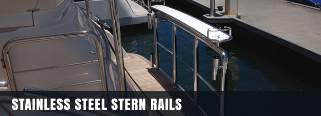 Stainless Steel Stern Rails