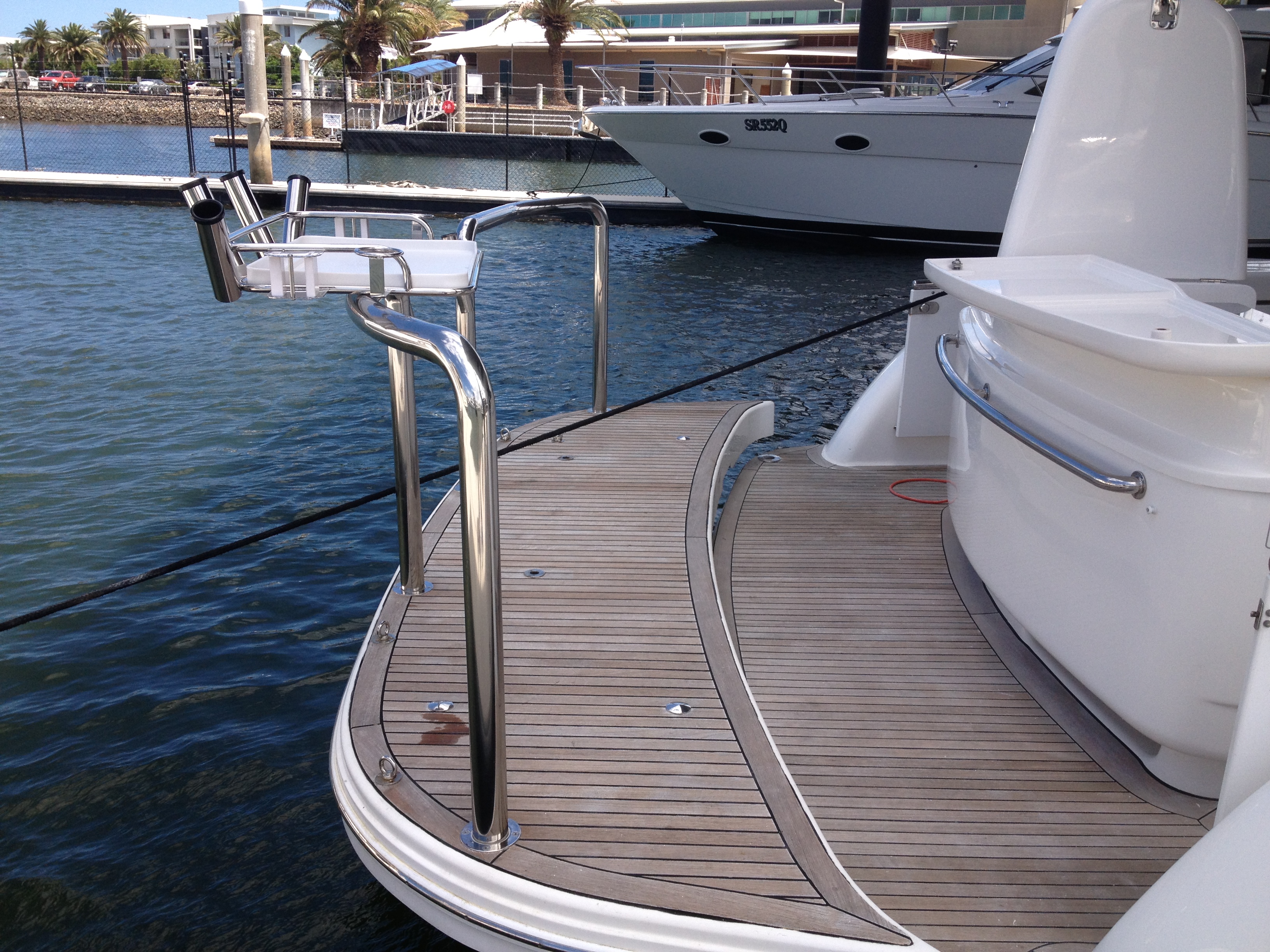 Stainless steel boat rails gold coast.