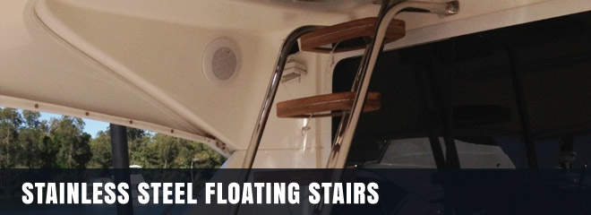 Stainless Steel Floating Stairs